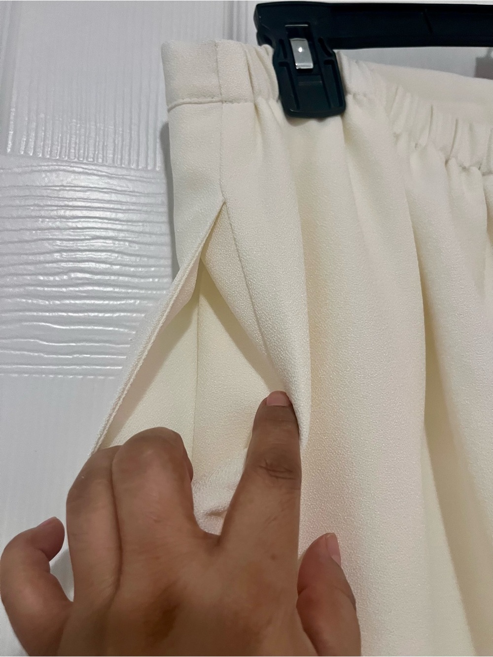 Hazel Cream Pencil Skirt Suit - Elegant Women's Two-Piece - Picture 9 of 10